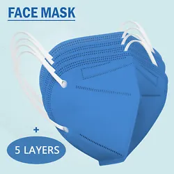 Multi-effect Protection 5-Layer Face Mask : High breathable 5-ply protection masks use standard safety materials. The...