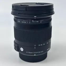 Sigma 17-70mm F/2.8-4 Contemporary DC Macro OS HSM Lens for Nikon. In great shape. Very good condition. No scratches.