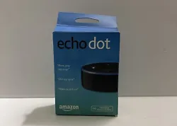 Amazon Echo Dot (2nd Generation) Smart Speaker - Black. New open box