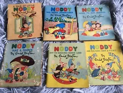 These are the 6 books from NODDYS HOUSE OF BOOKS COLLECTION - Enid Blyton 1951. A tale of Little Noddy. Noddy has more...