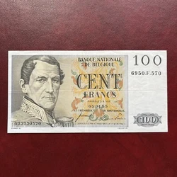 Belgique Billet 100 Francs 1955. Billet non retouché. Ref:TOK 1772. Les photos accompagnent le descriptif. JOLI...