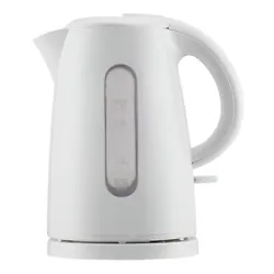 The Mainstays 1.7L Plastic Kettle features an easy, one-touch operation. This cordless kettle lifts off base for...