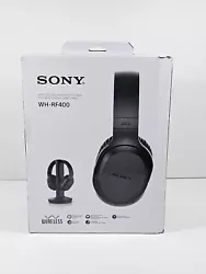 Sony RF400 Wireless Home Theater Headphones for TV - Black. These are Open box tested. All accessories are accounted...