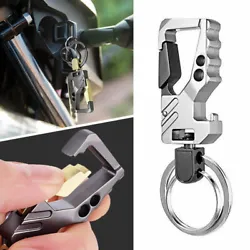 The keychain is made of good quality zinc alloy, it is solid and durable, anti-scratch and anti-rust; And it features...