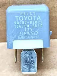                               TOYOTA DENSO GENUINE RELAY PART NUMBER 90987-02025 OEM       USED IN...