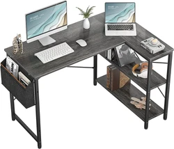 L Shaped Desk For Corner Space: This L-shaped desk is easy to fit snugly in a corner to maximize your limited space,...