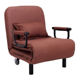 Our convertible sleeper chair is a perfect addition to any household. The unique folding design makes this chair easy...
