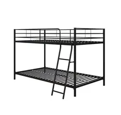 More room to play is what you get with the Small Space Junior Twin over Twin Bunk Bed! It also includes full-length...