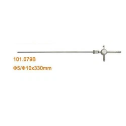 Designed for laparoscopic procedures, this autoclavable cannula ensures optimal hygiene. Suction Irrigation Cannula: 1...