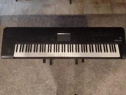Korg KROME-88 Music Workstation, Black, Lightly Used with NH Action.  Includes keyboard, keyboard stand, sustain...