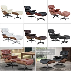 1 x Ottoman. 【LUXURIOUS and HIGH GRADE】High-quality Full Genuine leather,High density laminated wood and thicker...