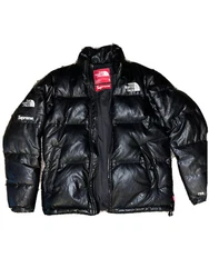 Supreme The North Face Leather Nuptse Jacket (Medium)Has a small rip on the right under arm. No material on the inside...