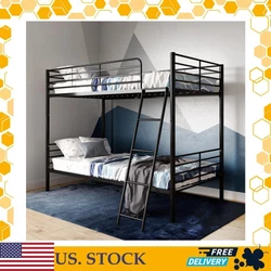 Crisp, clean lines in a black, silver, or white finish coordinate well with all room decor. Ideal for siblings sharing...