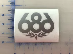 686 Vinyl Decal Sticker. The decal you will receive is one single color and there is no background or border. (paint,...