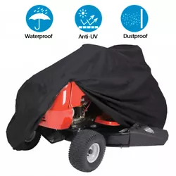 1x Riding Lawn Mower / Tractor Cover. High-Quality Fabric: 210D Oxford cloth, The lightweight fabric with 210D oxford...