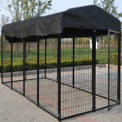 Oversized Large Dog Kennel Outdoor Anti-UV Dog Playpen House Fence Pet Crate.