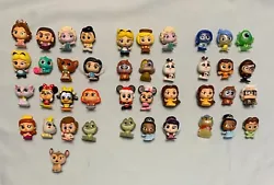 Disney Doorables. For example, Belle is missing a strip of paint at the top of her hair. See pictures. I have multiple...