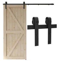 【Wide Applicability】 The rustic wooden sliding door fitting are very easily to decorate and suitable for bedroom,...
