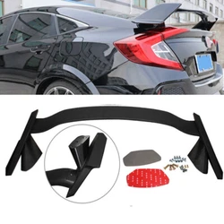 3-in-1 Trunk Spoiler Wing. Type: Trunk Spoiler Wing. For 2016-2022 Honda Civic 4-Door Sedan Models. ( Wont Fit 2-Door...