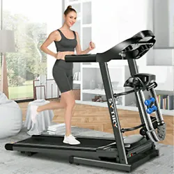 Stainless steel bracket: The treadmill adopts an upgraded forging process, and the steel is more durable. 3.25HP...