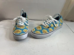 VANS French Fries Print Lowtop Laceup Shoes 8.5 Mens / 10 Womens Sneakers