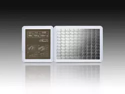 Silver CombiBar™ are 100 grams weight (100 units of 1 gram each. Shape Rectangular CombiBar™ 100 pieces per 1 gram...