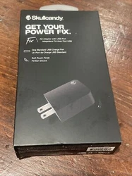 Skullcandy Fix Rapid AC Adapter with Dual USB Port New.