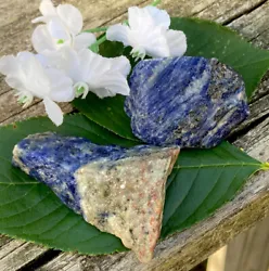 NOTE: The Sodalite crystal stones you see in my photos are the exact ones you will receive. COUNTRY OF ORIGIN: Romania....