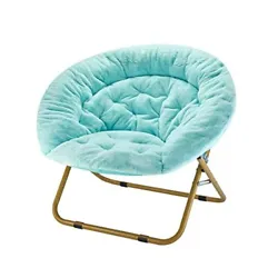 Made with soft faux fur fabric, this chair is extra cozy for sitting and lounging around. The perfect size for most...