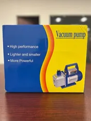 ZENY Vacuum Pump 3 CFM SingleStage 5 Pa Rotary Vane Economy 1/4 HP.