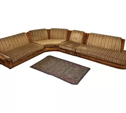Incredible four piece sectional couch. One piece can be taken out too shorten the length on one side so you can have a...