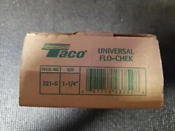 Taco 221-6 Universal Flo-Chek 1-1/4