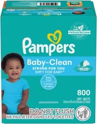 Pampers Baby Wipes clean and wipe away germs. For healthy skin use together with Pampers Baby-Dry diapers. Baby Fresh...