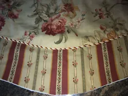 PRETTY COUNTRY CURTAINS PETTICOAT VALANCE 52”W X 15”L. Condition is Used. IT’S IN EXCELLENT CONDITION EXCEPT FOR...
