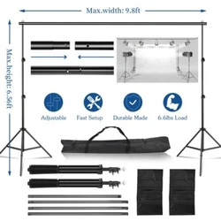 Made of high quality material, it is durable and sturdy for you to use. And it is suitable for 2 3m backdrop. It is...