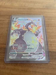 Carte Pokemon charizard vmax hp 330 shiny Dracaufeu NEUF SOUS TOP LOADER/SLEEVE.