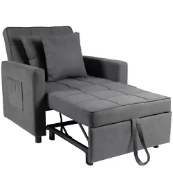 【 Adjustable & Convenient 】 Th is bed chair lounger has an adjustable backrest, it will be great for you to adjust...
