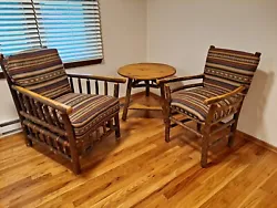 This type of furniture is often associated with cabins, lodges, and other rustic settings due to its rugged and natural...