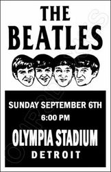 1964 BEATLES - OLYMPIA STADIUM. We would like to note clarity, glare, or other imperfections are mostly dependent on...