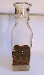 Pickle bottle. Williams Bros. & Charbonneau. Hard to find antique bottle. clear glass. a good portion of the original...