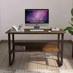 Desk design Computer Desk. 1 x computer Desk. 1 x Assembly Instruction. 【Special design】U-shaped legs, firm and...