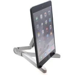 FOLD-UP STAND PORTABLE CRADLE PART DESK TABLE HOLDER TRAVEL DOCK for TABLETS - 14AW-21-69198464. White Universal Tablet...