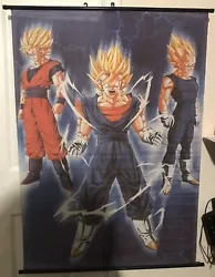 This Dragon Ball Z wall scroll comes complete like the picture shows here.  Unlike ordinary paper poster, this wall...