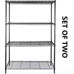 Create custom-height shelves--no tools required. Bearing capacity of each layer: 40kg. Total bearing capacity: 120kg.
