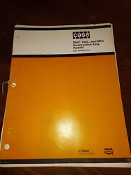 CASE 584C, 585C, and 586C Forklifts Parts Catalog C1325 OEM Parts Catalog No. Photos to show both condition of the book...