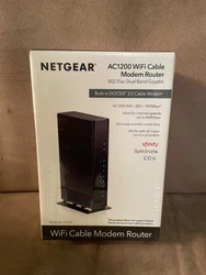 Model C6230-100NAS. DOCSIS 3.0 cable modem. NETGEAR Nighthawk app. Gigabit Ethernet and USB 2.0 ports. Required for...