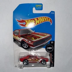 2017 HOT WHEELS 67 CAMARO, RED, #5/5 CAMARO FIFTY, FLAMES, #313/365.