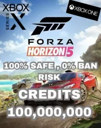 100 Millions Crédit Forza Horizon 5 - XBOX ONE - XBOX SÉRIE X - Livraison RapideMe contacter par message privé dès...