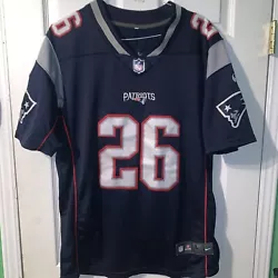 Nike New England Patriots Sony Michel Jersey - Size Large. Preowned excellent condition