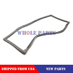 New W10830162 Refrigerator French Door Gasket (Gray). Approximate size: 40.16